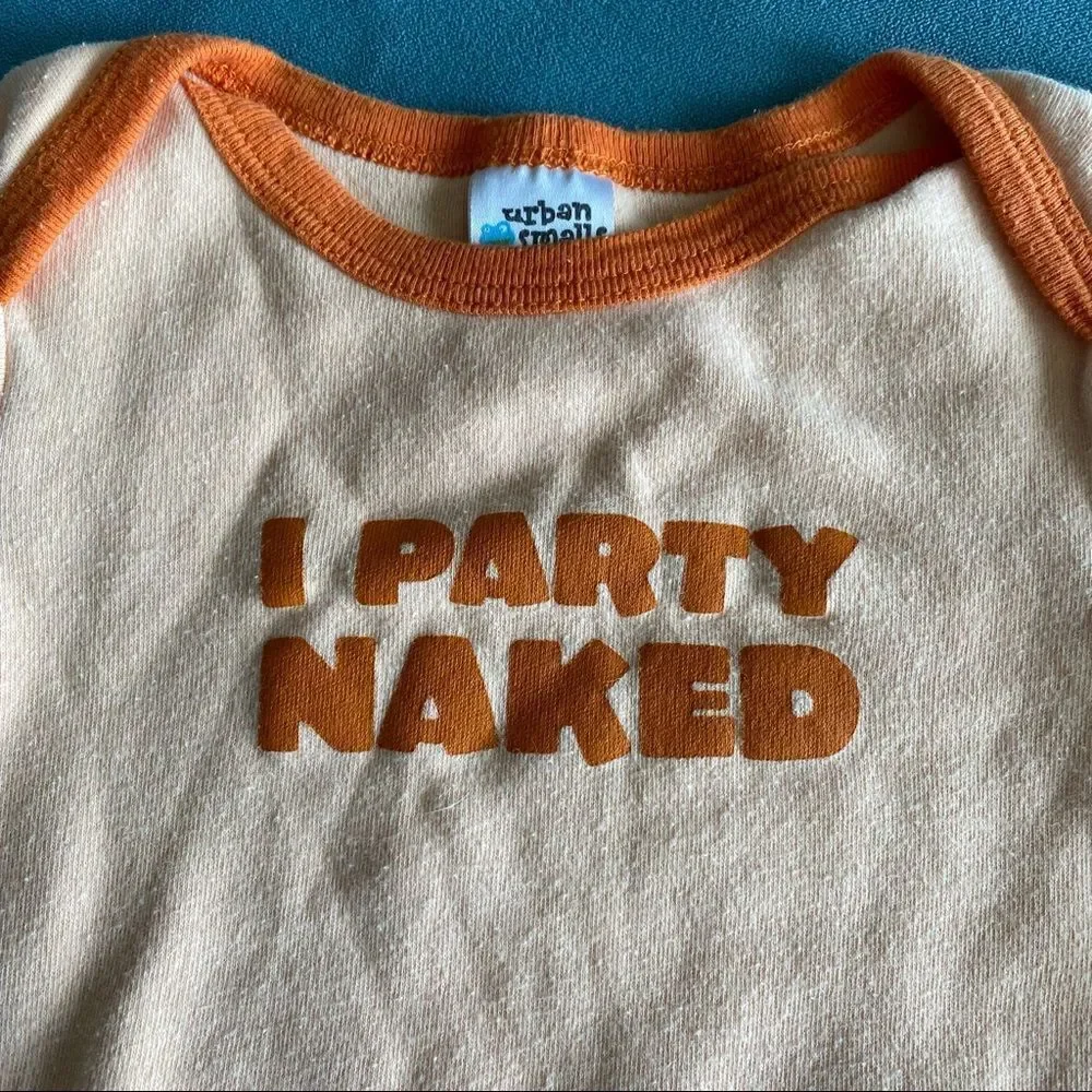 4/$20 I Party Naked Onesie